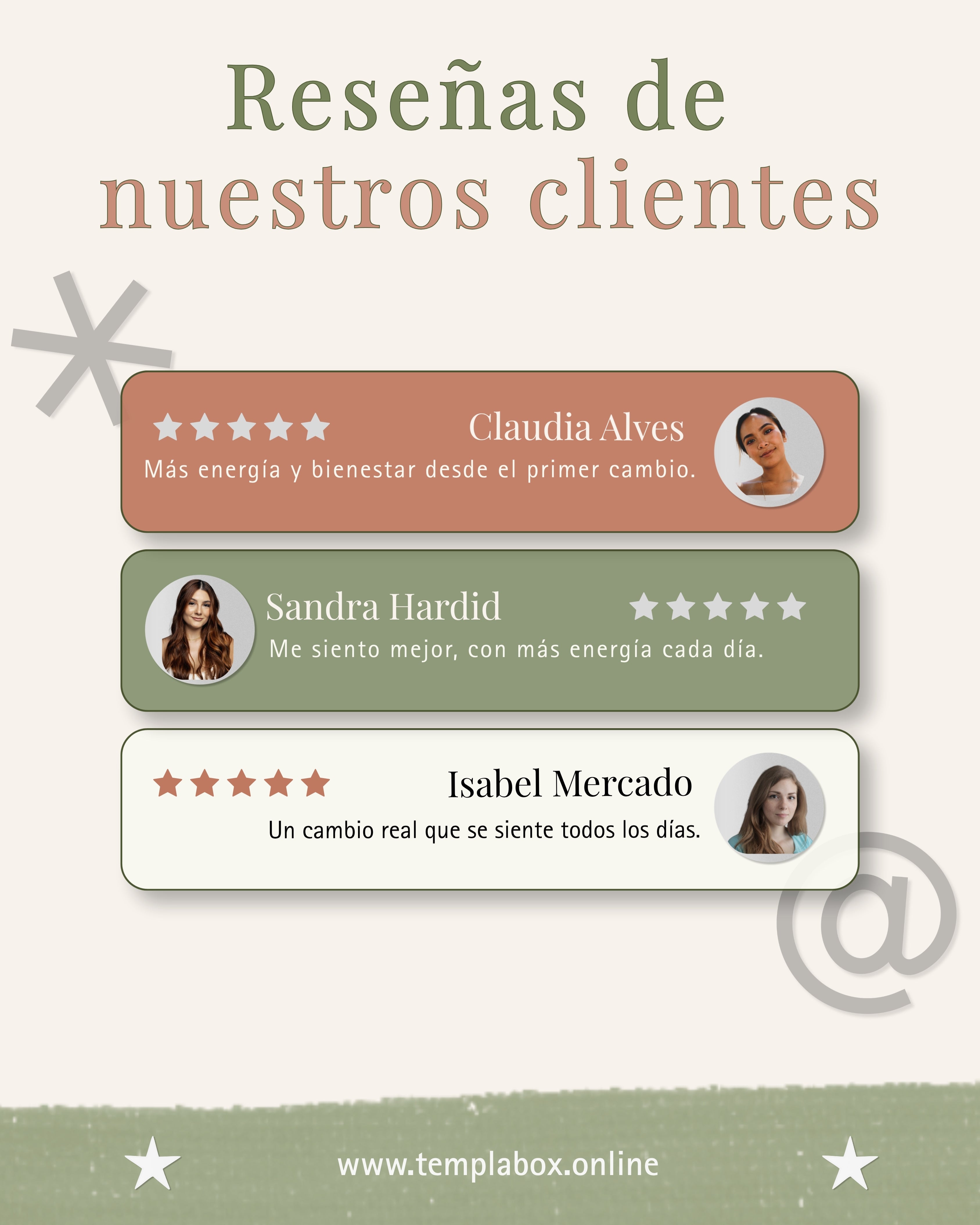 Plantilla editable Canva